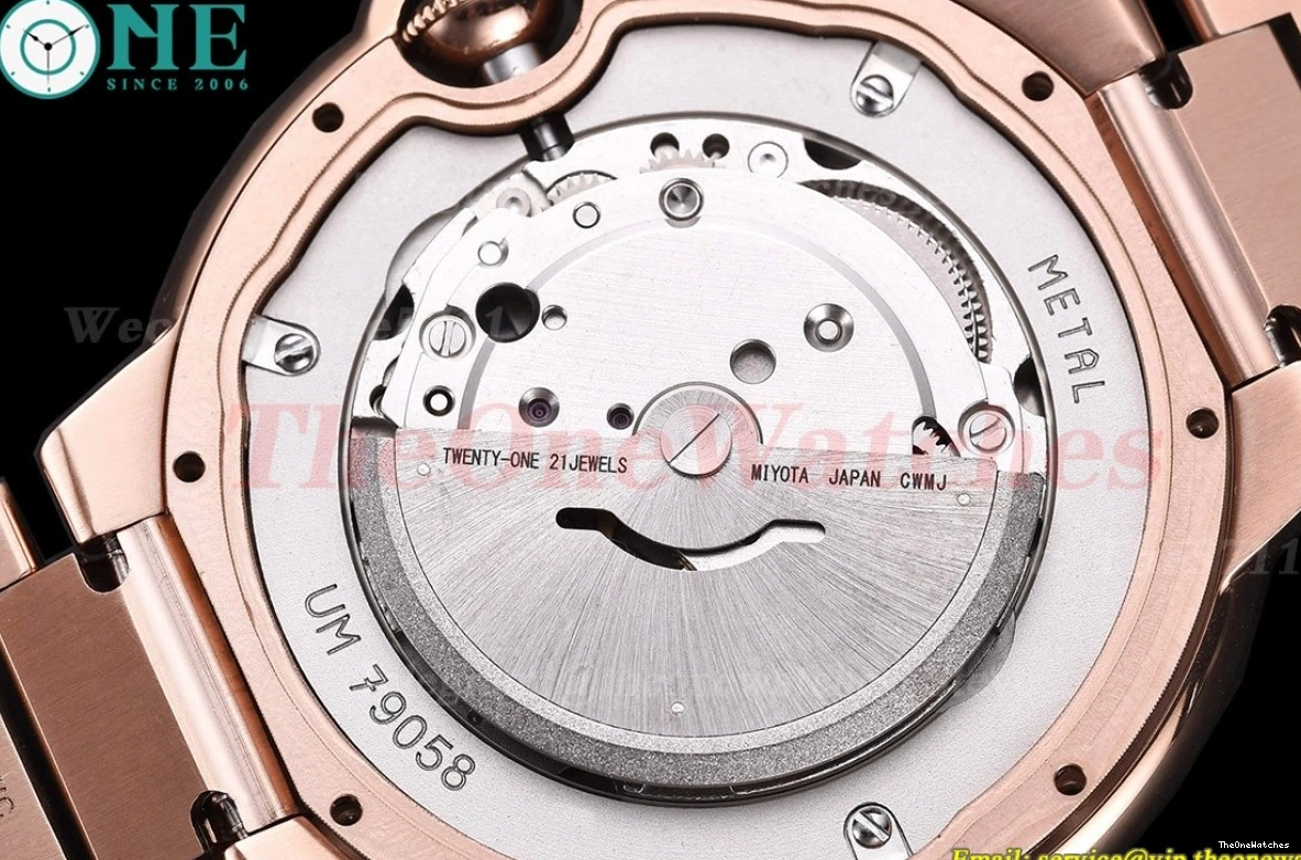 Cartier Brown De 42mm RG Bleu MY8215 Ballon RG Dial GDF 0417